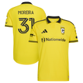 Men's Columbus Crew Steven Moreira Yellow 2026 The Crafted for Excellence Kit On-Field Authentic Patch Jersey