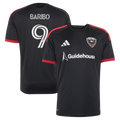 Men's D.C. United Tai Baribo Black 2026 Black-and-Red Kit Replica Jersey