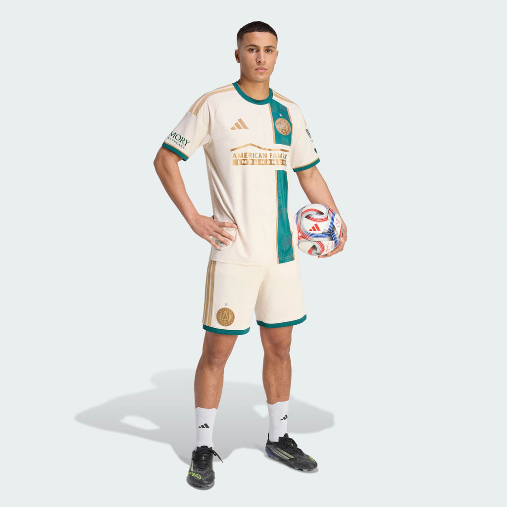 Men's Atlanta United FC Tan 2026 Spirit Of '96 On-Field Authentic Patch Jersey