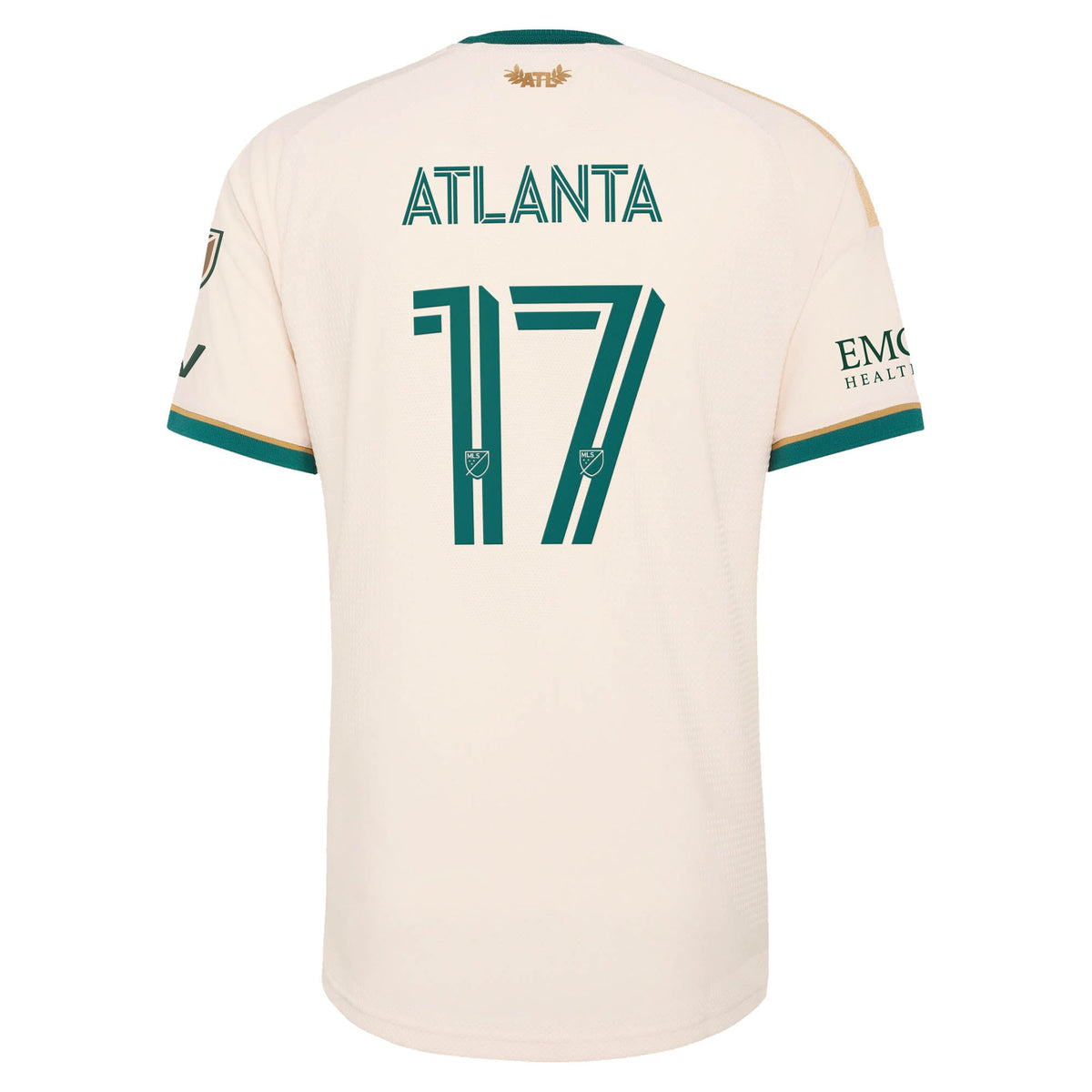 Men's Atlanta United FC Tan 2026 Spirit of '96 On-Field Authentic Patch Jersey