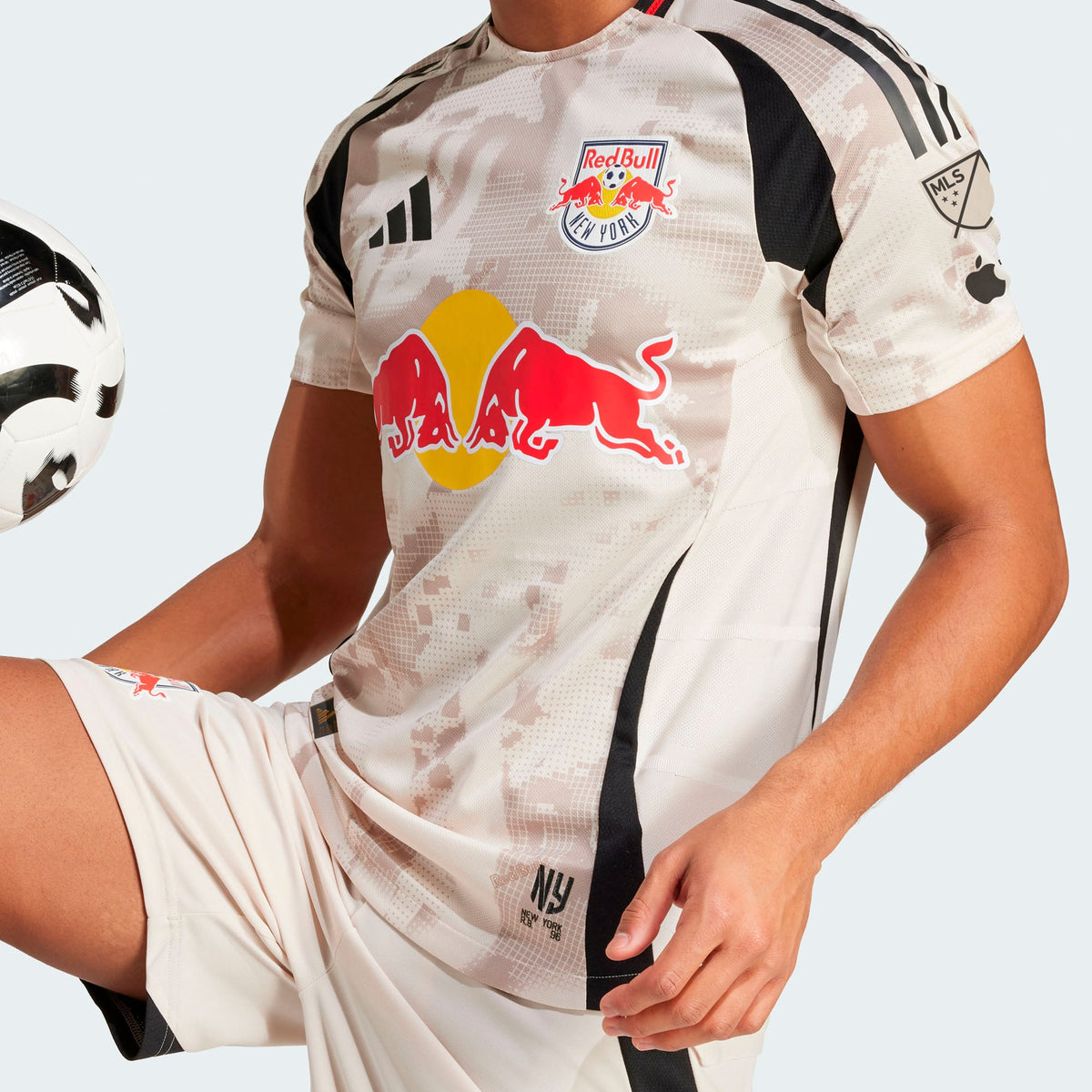 Men's New York Red Bulls Tan 2025 Stone Kit Authentic Jersey