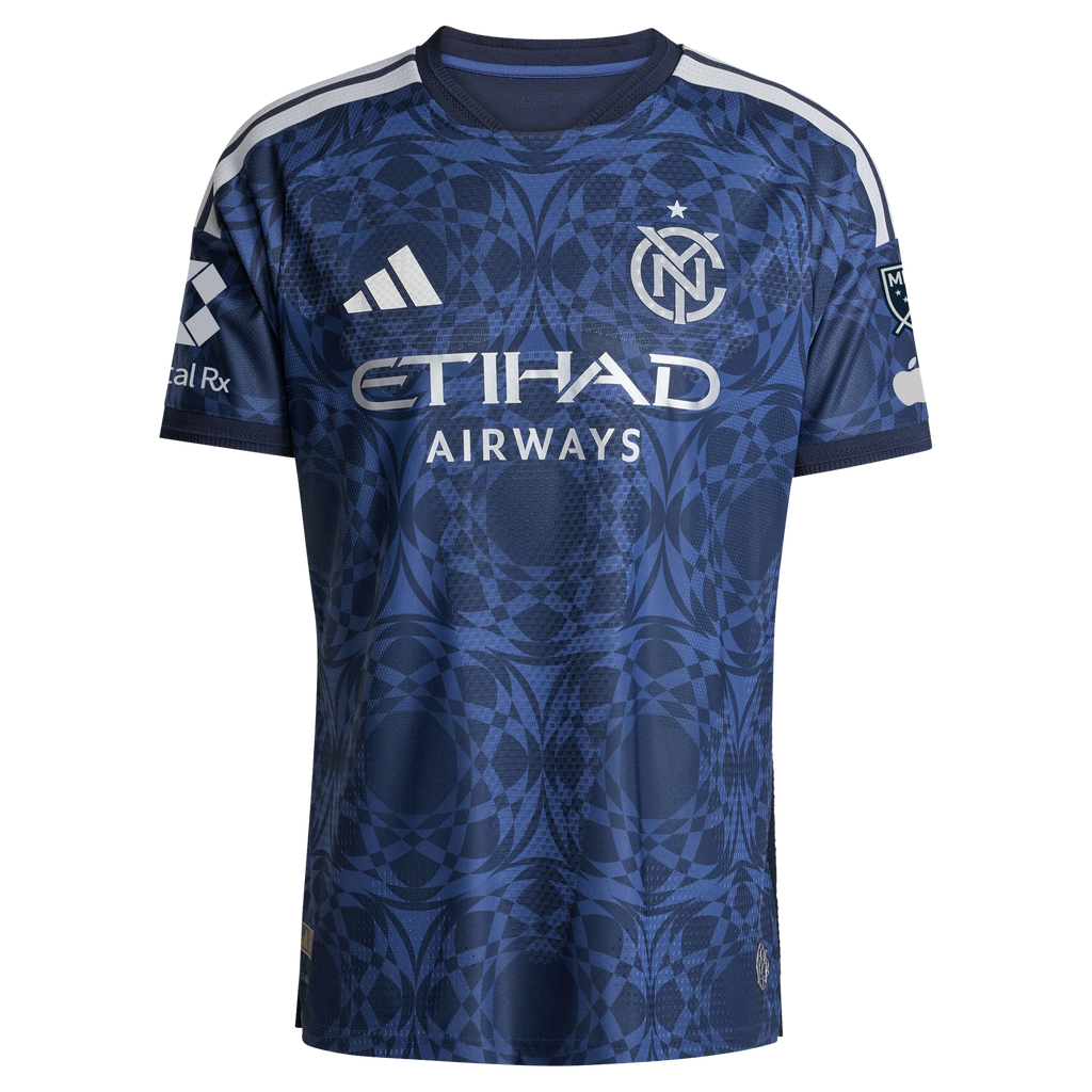 Men's New York City FC Thiago Martins Blue 2026 The All Nations Kit On-Field Authentic Patch Jersey