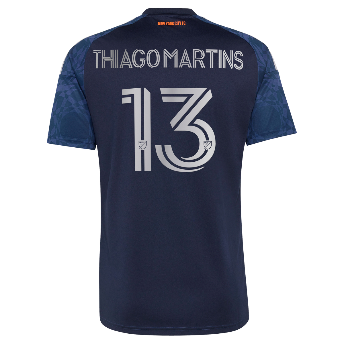 Men's New York City FC Thiago Martins Blue 2026 The All Nations Kit Replica Jersey