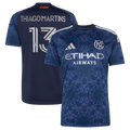 Men's New York City FC Thiago Martins Blue 2026 The All Nations Kit Replica Jersey