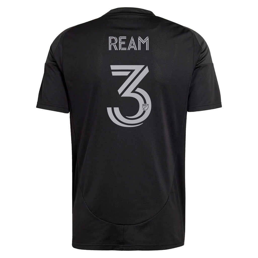 Men's Charlotte FC Tim Ream Black 2025 Fortress Kit Replica Player Jersey