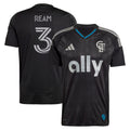 Men's Charlotte FC Tim Ream Black 2025 Fortress Kit Replica Player Jersey