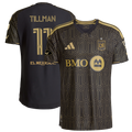 Men's LAFC Timothy Tillman Black 2026 2026 Primary Kit On-Field Authentic Patch Jersey