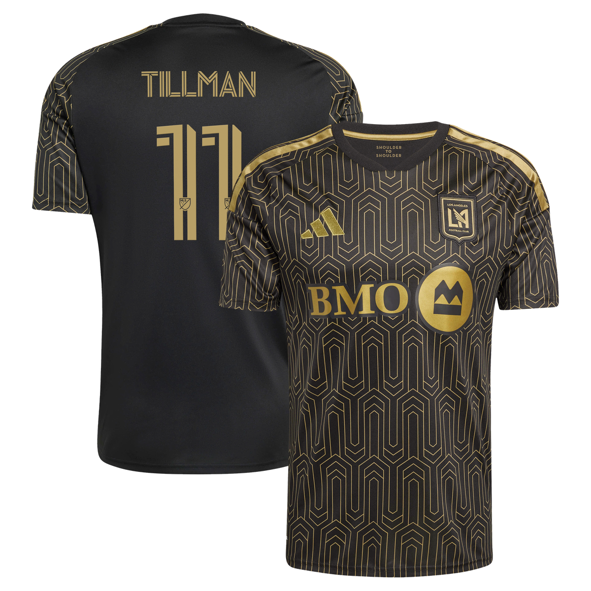 Men's LAFC Timothy Tillman Black 2026 Primary Kit Replica Jersey