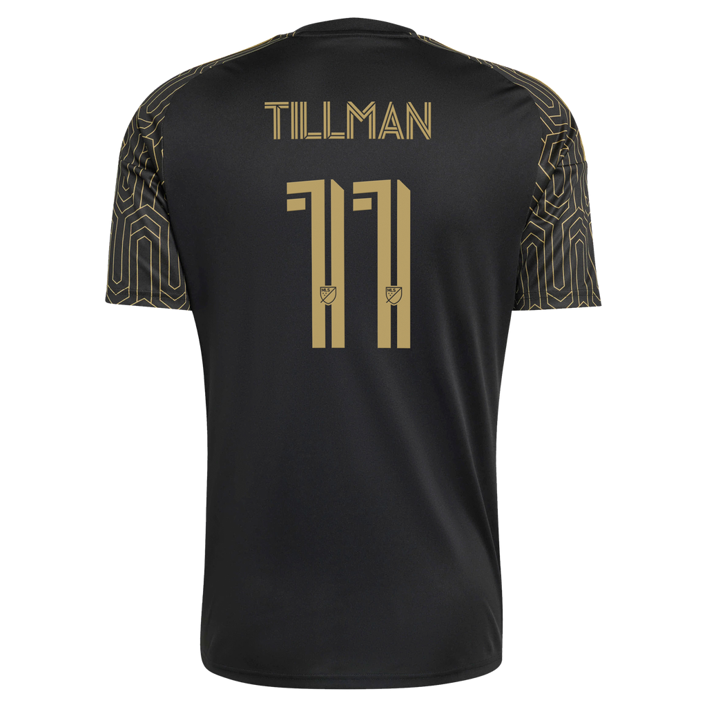 Men's LAFC Timothy Tillman Black 2026 Primary Kit Replica Jersey