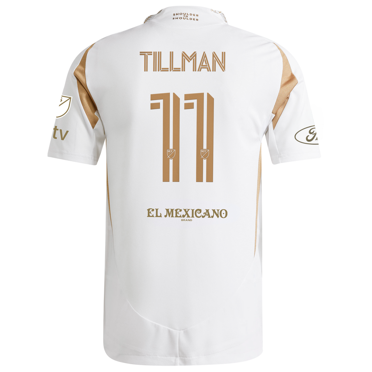 Men's LAFC Timothy Tillman White 2025 Secondary On-Field Authentic Jersey