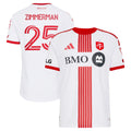 Men's Toronto FC Walker Zimmerman White 2026 Winter Kit On-Field Authentic Patch Jersey