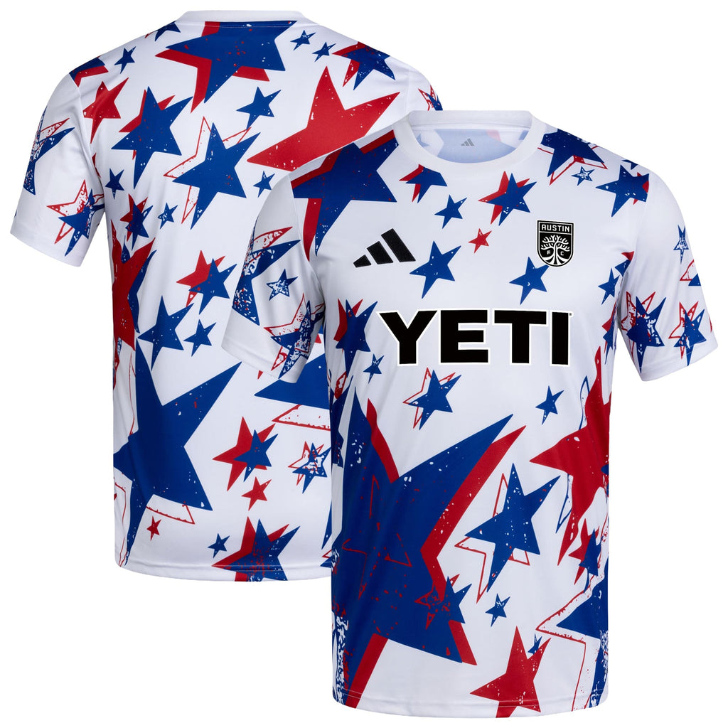 Men's Austin FC White 2026 Americana Pre-Match Jersey