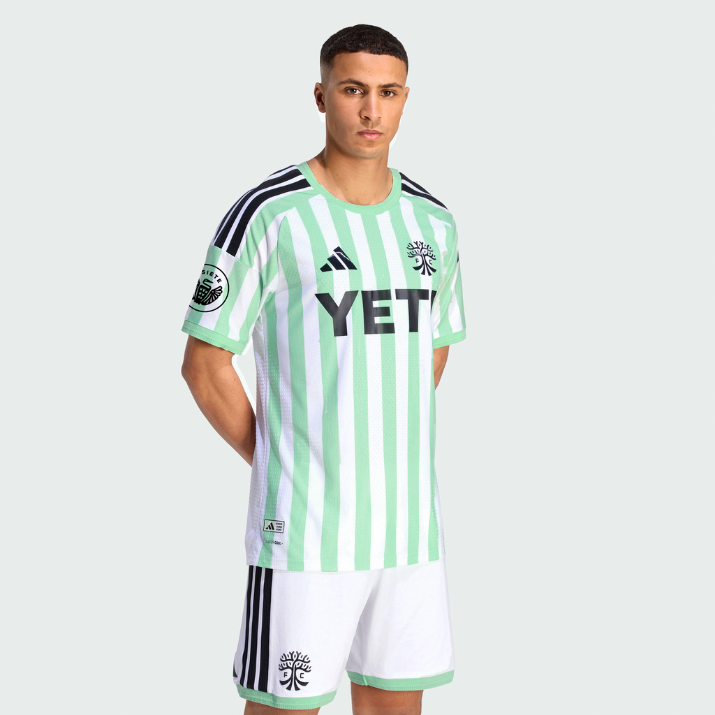 Men's Austin FC White 2026 The Rooted Kit On-Field Authentic Patch Jersey