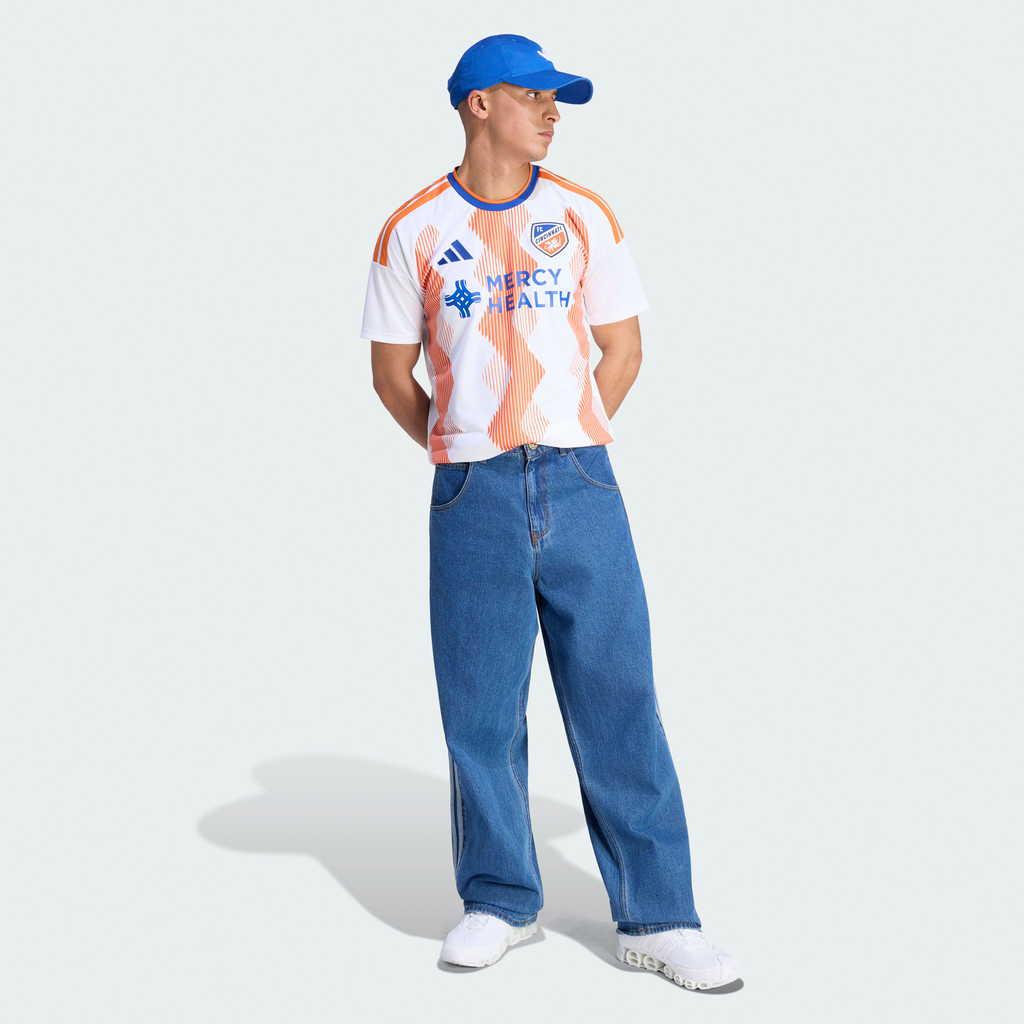 Men's FC Cincinnati White 2026 The Seven Hills Kit Replica Jersey