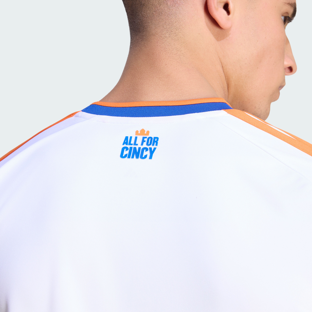 Men's FC Cincinnati White 2026 The Seven Hills Kit Replica Jersey