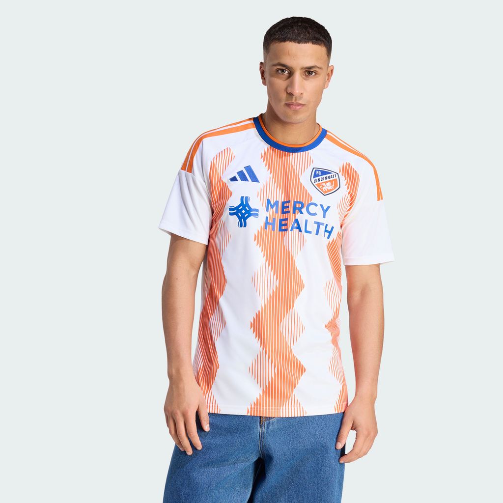 Men's FC Cincinnati White 2026 The Seven Hills Kit Replica Jersey