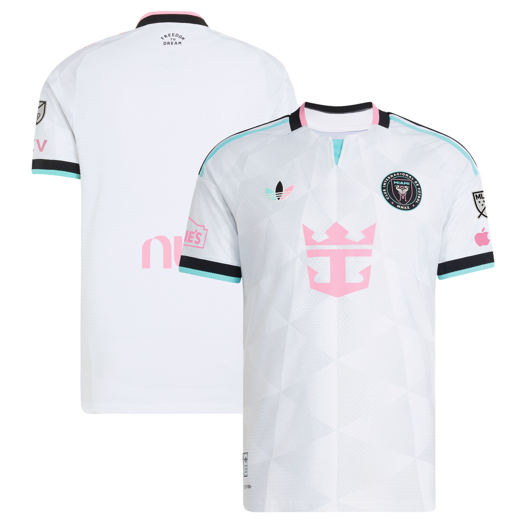 Men's Inter Miami CF White 2026 Third On-Field Authentic Patch Jersey