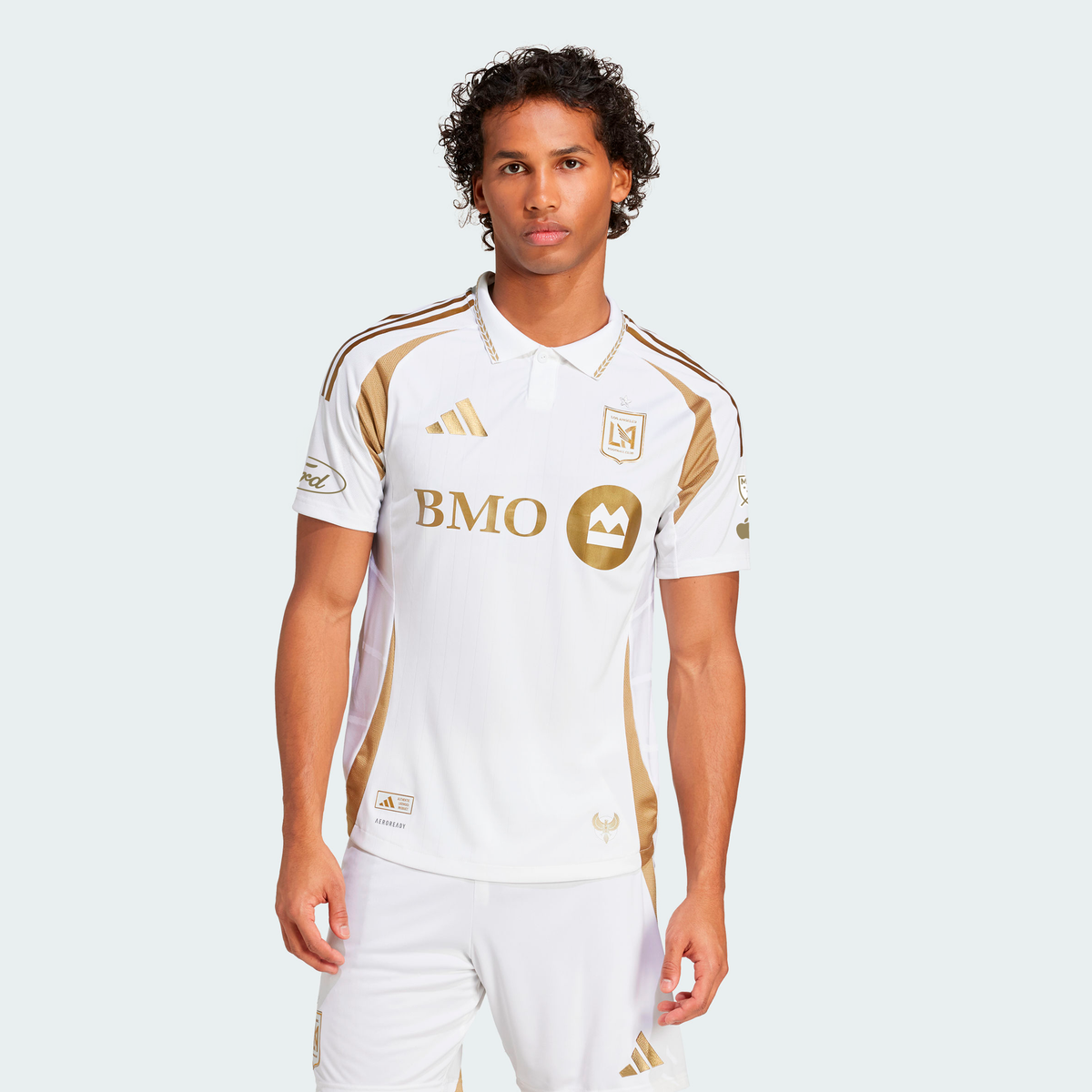 Men's LAFC White 2025 Secondary Authentic Jersey