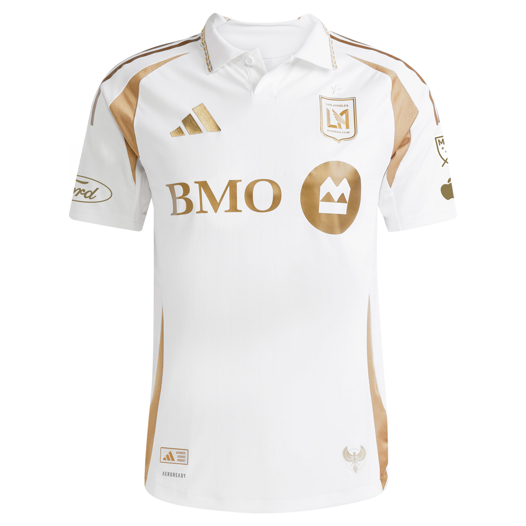 Men's LAFC White 2025 Secondary Authentic Jersey