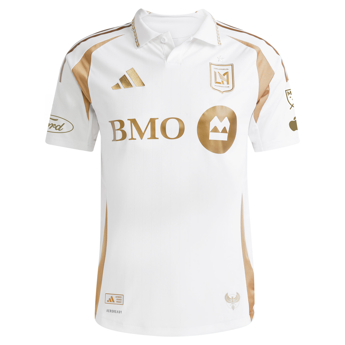 Men's LAFC White 2025 Secondary Authentic Jersey