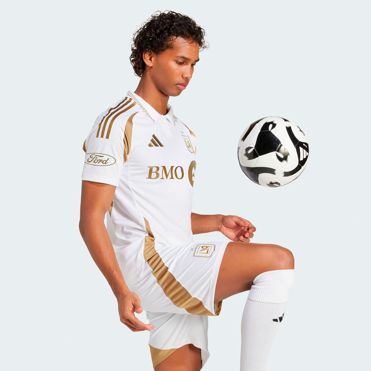 Men's LAFC White 2025 Secondary Authentic Jersey