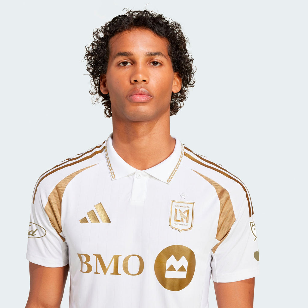 Men's LAFC White 2025 Secondary Authentic Jersey