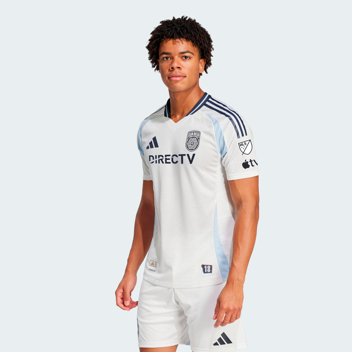 Men's San Diego FC White 2025 Woven Into One Authentic Jersey
