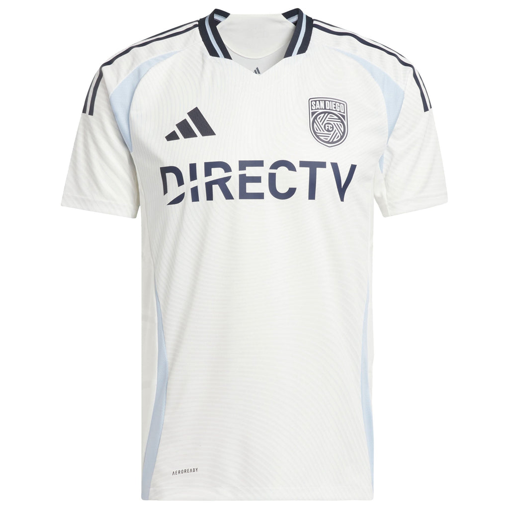 Men's San Diego FC White 2025 Woven Into One Replica Jersey