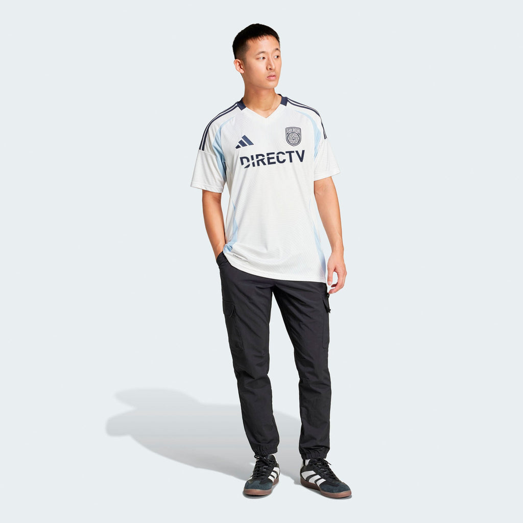 Men's San Diego FC White 2025 Woven Into One Replica Jersey