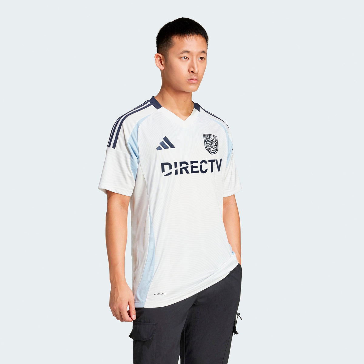 Men's San Diego FC White 2025 Woven Into One Replica Jersey