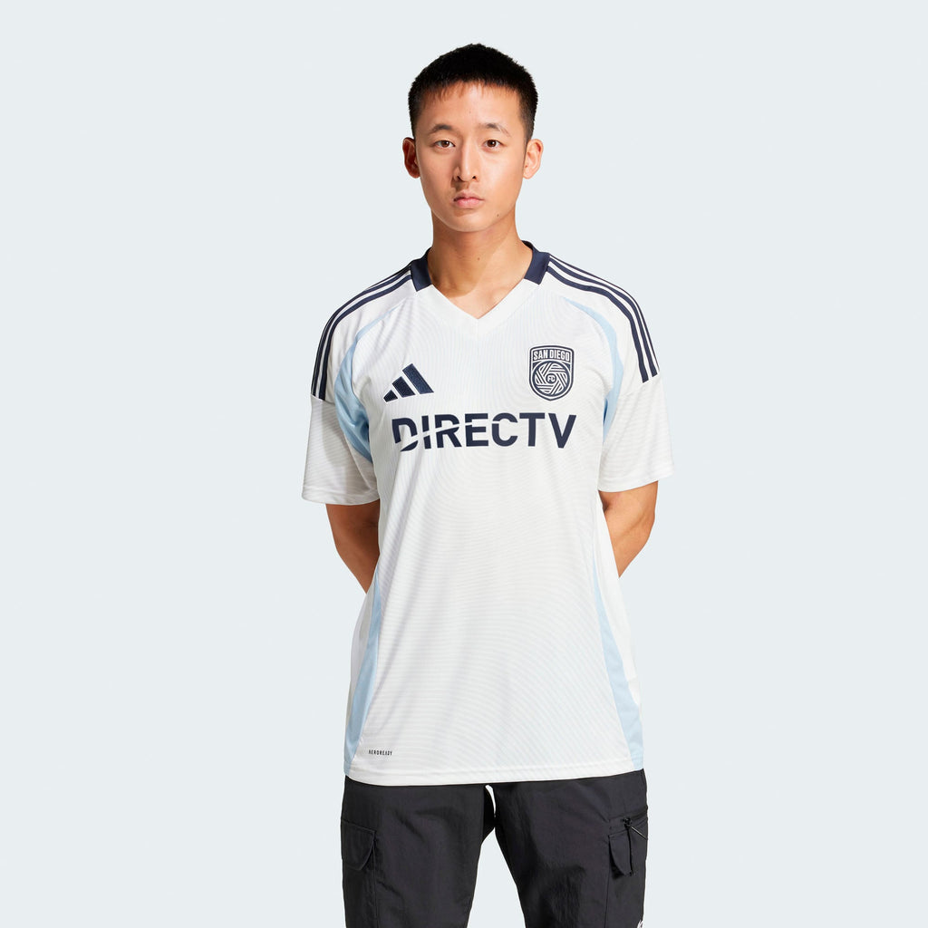 Men's San Diego FC White 2025 Woven Into One Replica Jersey