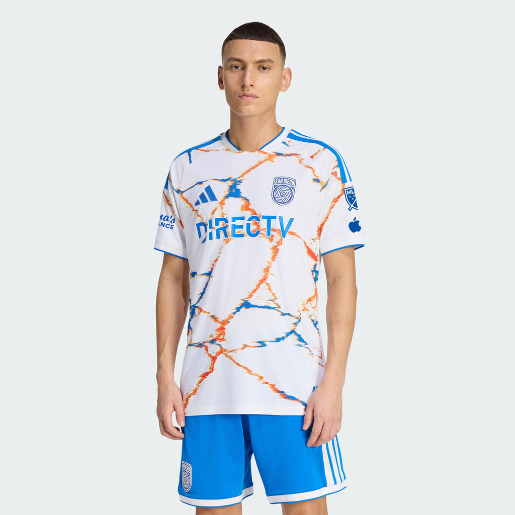 Men's San Diego FC White 2026 Unprecedented Unity Kit On-Field Authentic Patch Jersey