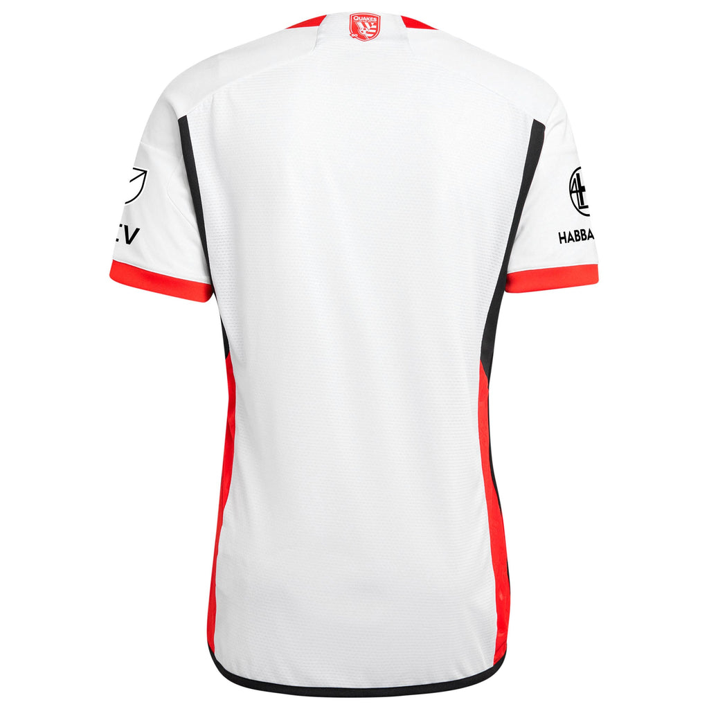 Men's San Jose Earthquakes White 2025 The 50 Kit Authentic Jersey