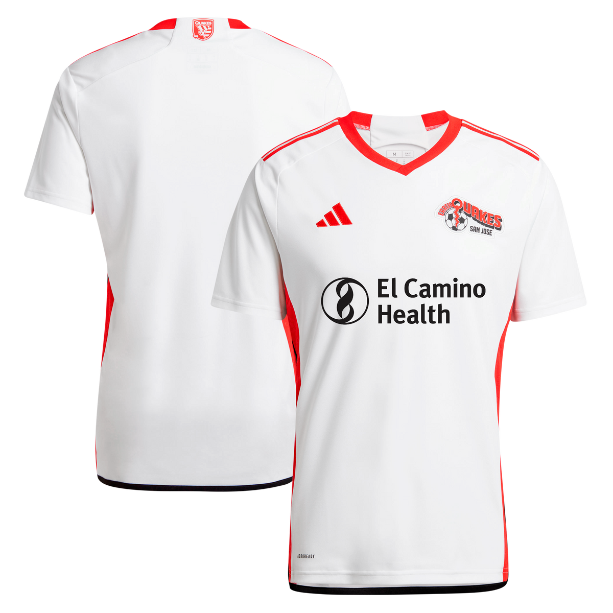 Men's San Jose Earthquakes White 2025 The 50 Kit Replica Jersey