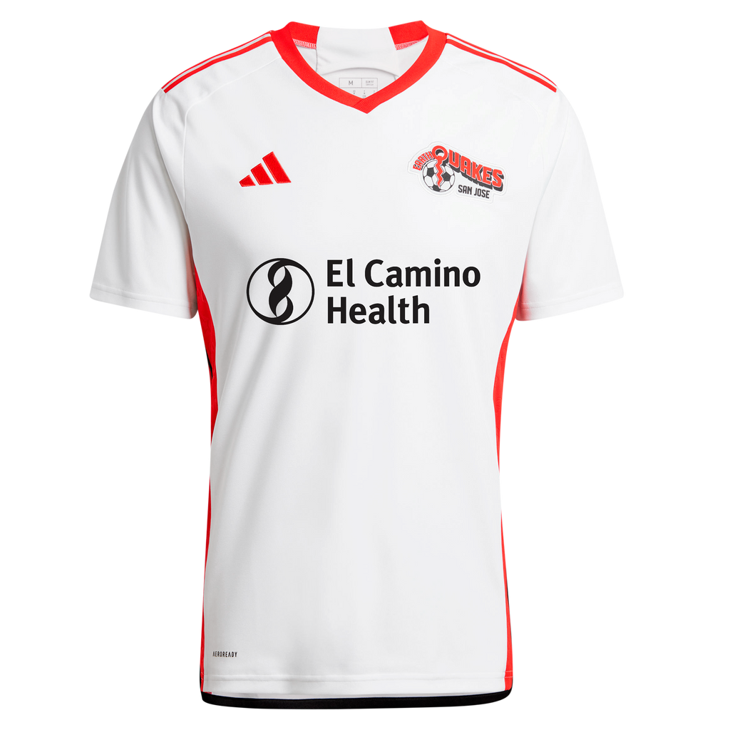 Men's San Jose Earthquakes White 2025 The 50 Kit Replica Jersey