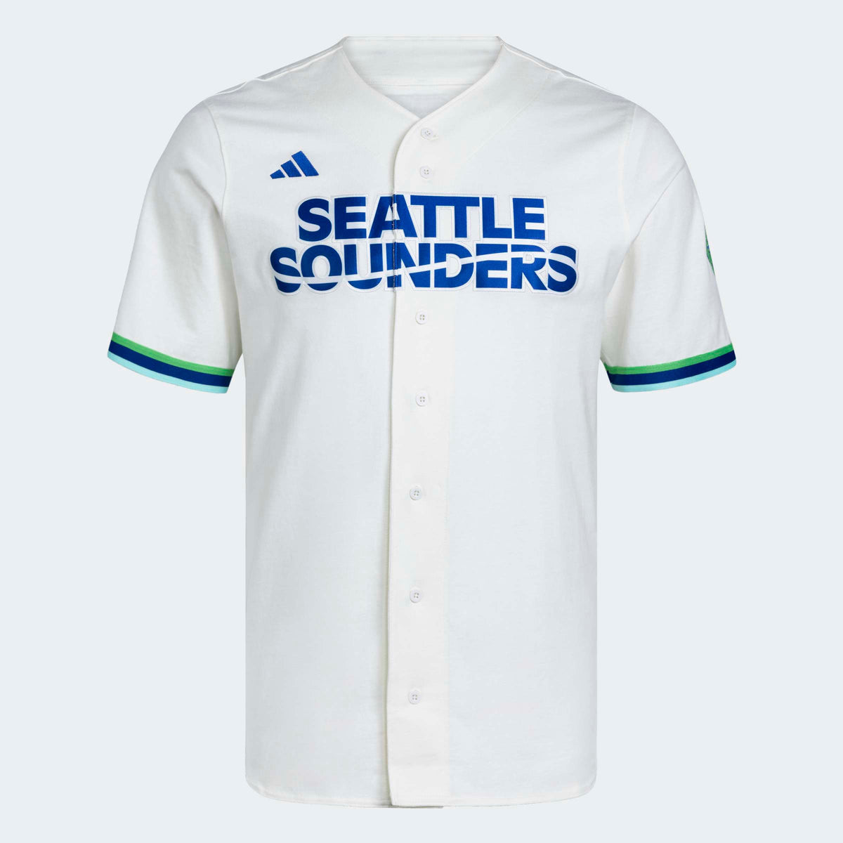 Men's Seattle Sounders FC White MLS x US Sports Baseball Jersey