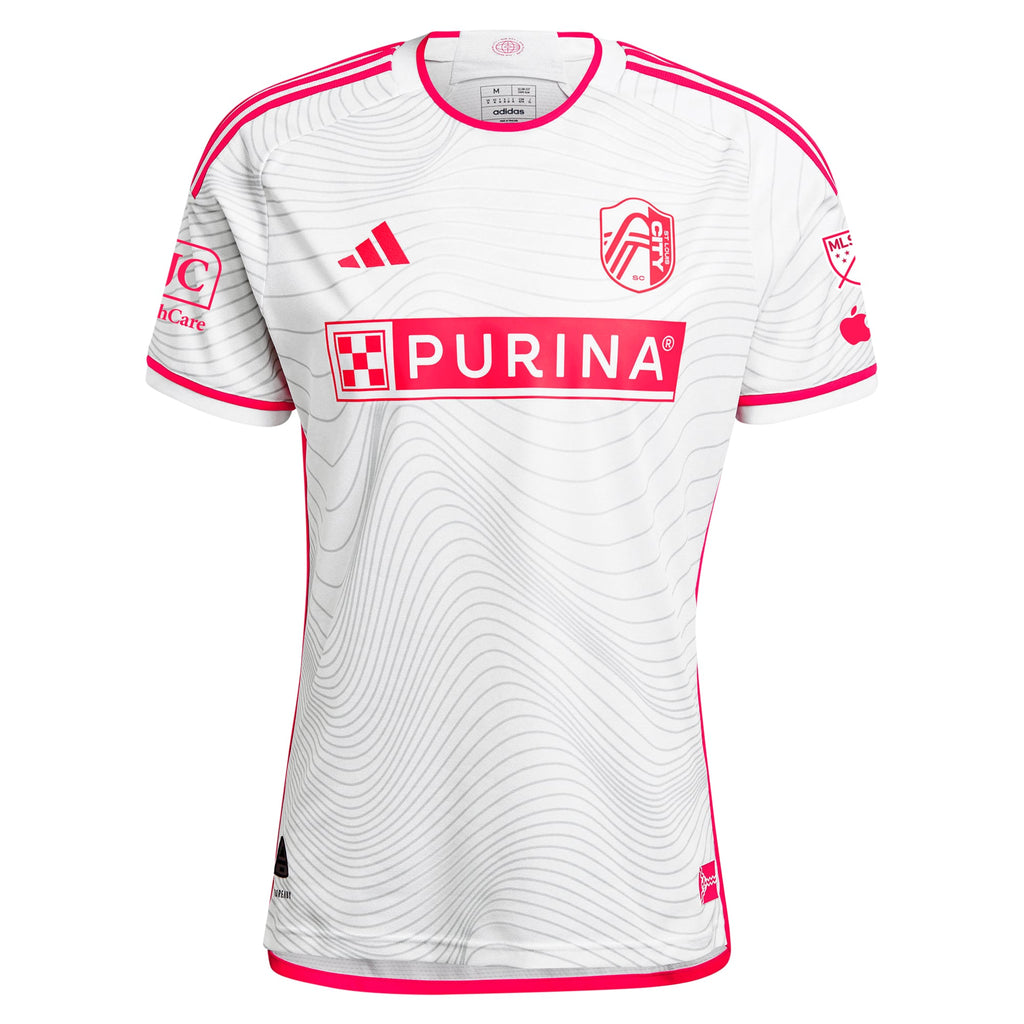 Men's St. Louis City SC White 2024 The Confluence Kit Authentic Jersey