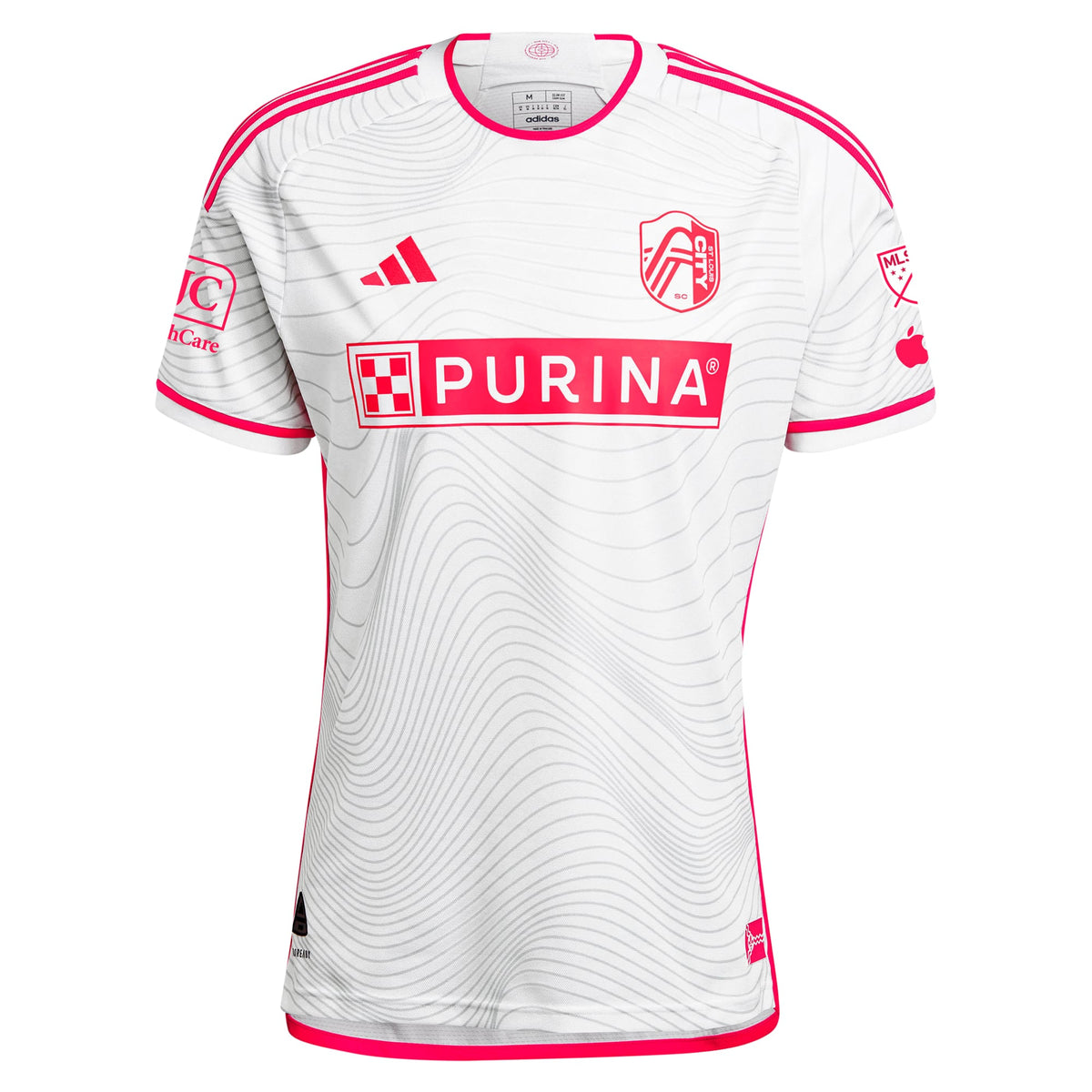 Men's St. Louis City SC White 2024 The Confluence Kit Authentic Jersey