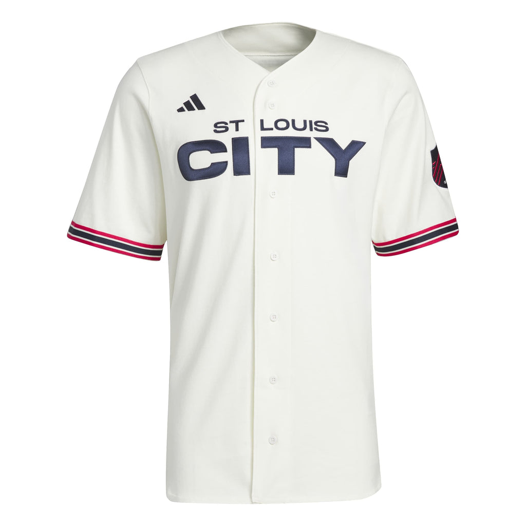 Men's St. Louis CITY SC White MLS x US Sports Baseball Jersey