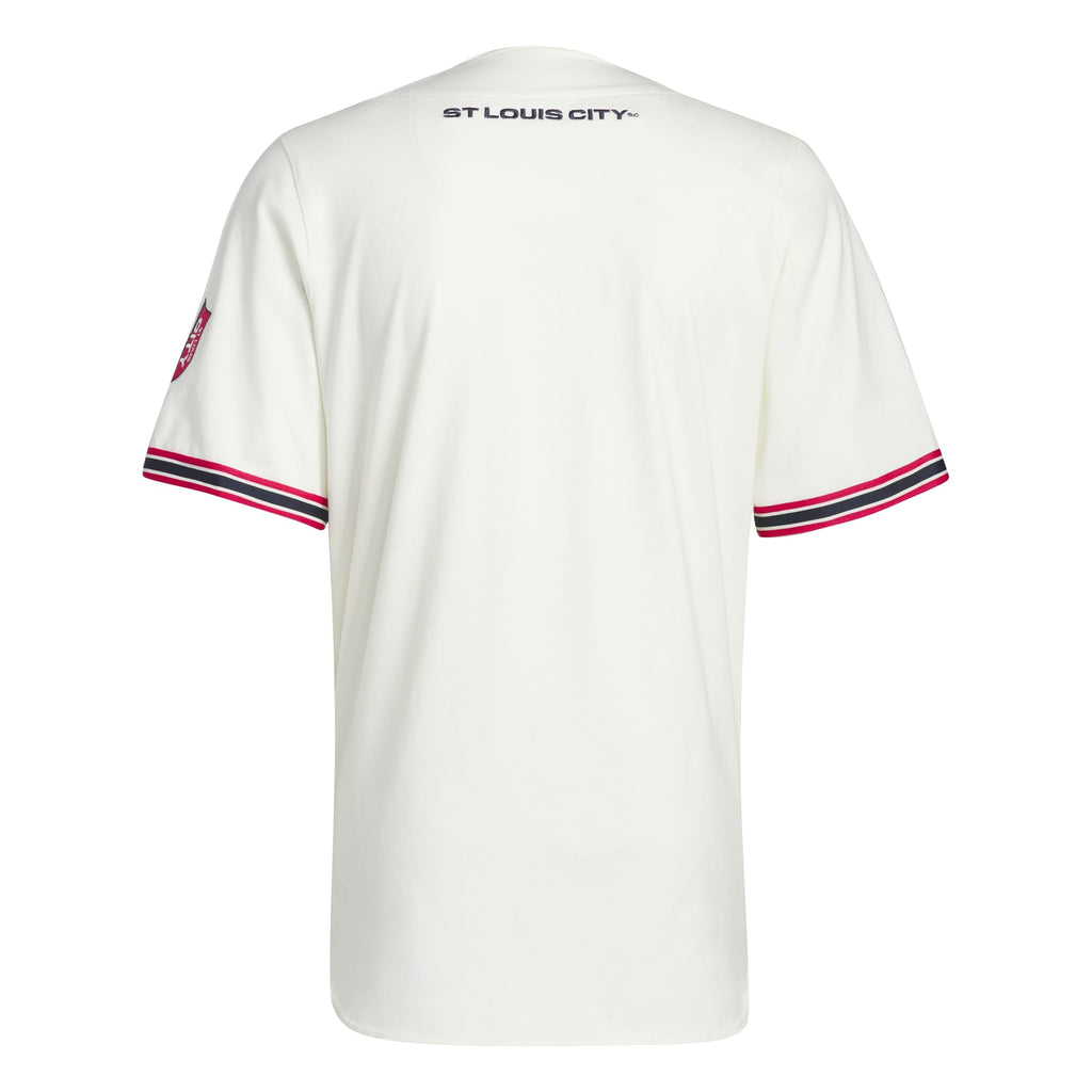 Men's St. Louis CITY SC White MLS x US Sports Baseball Jersey