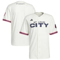 Men's St. Louis CITY SC White MLS x US Sports Baseball Jersey