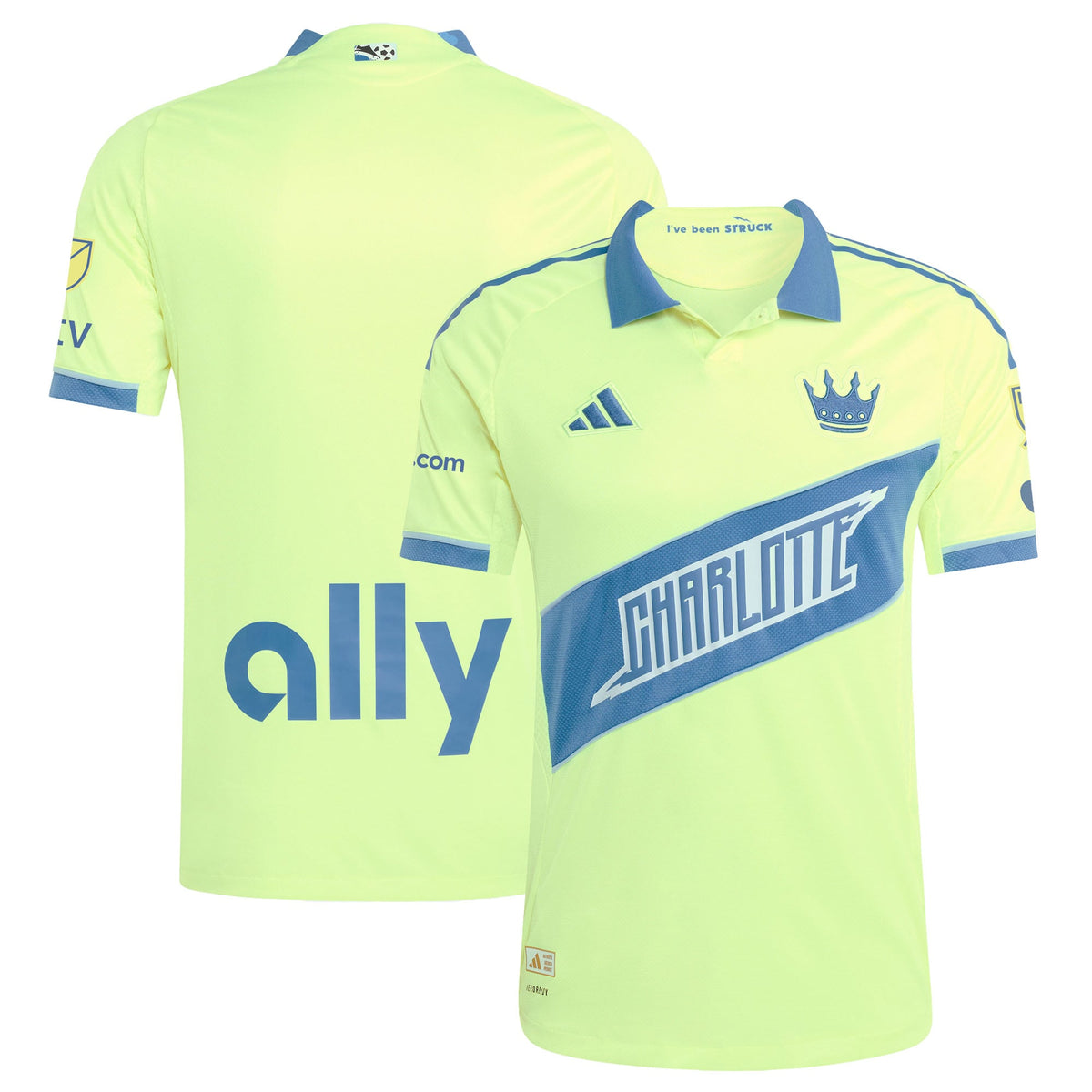 Men's Charlotte FC Yellow 2025 Third Authentic Jersey
