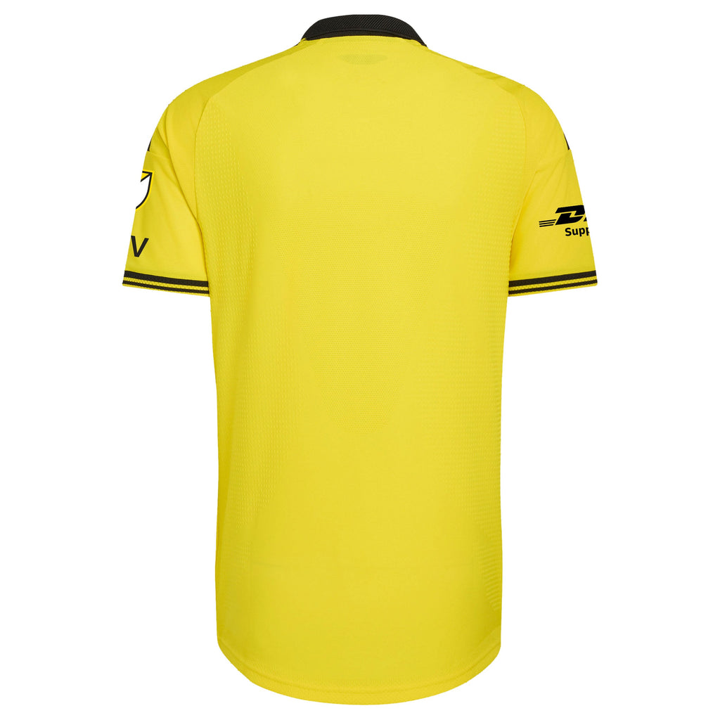 Men's Columbus Crew Yellow 2026 The Crafted for Excellence Kit On-Field Authentic Patch Jersey