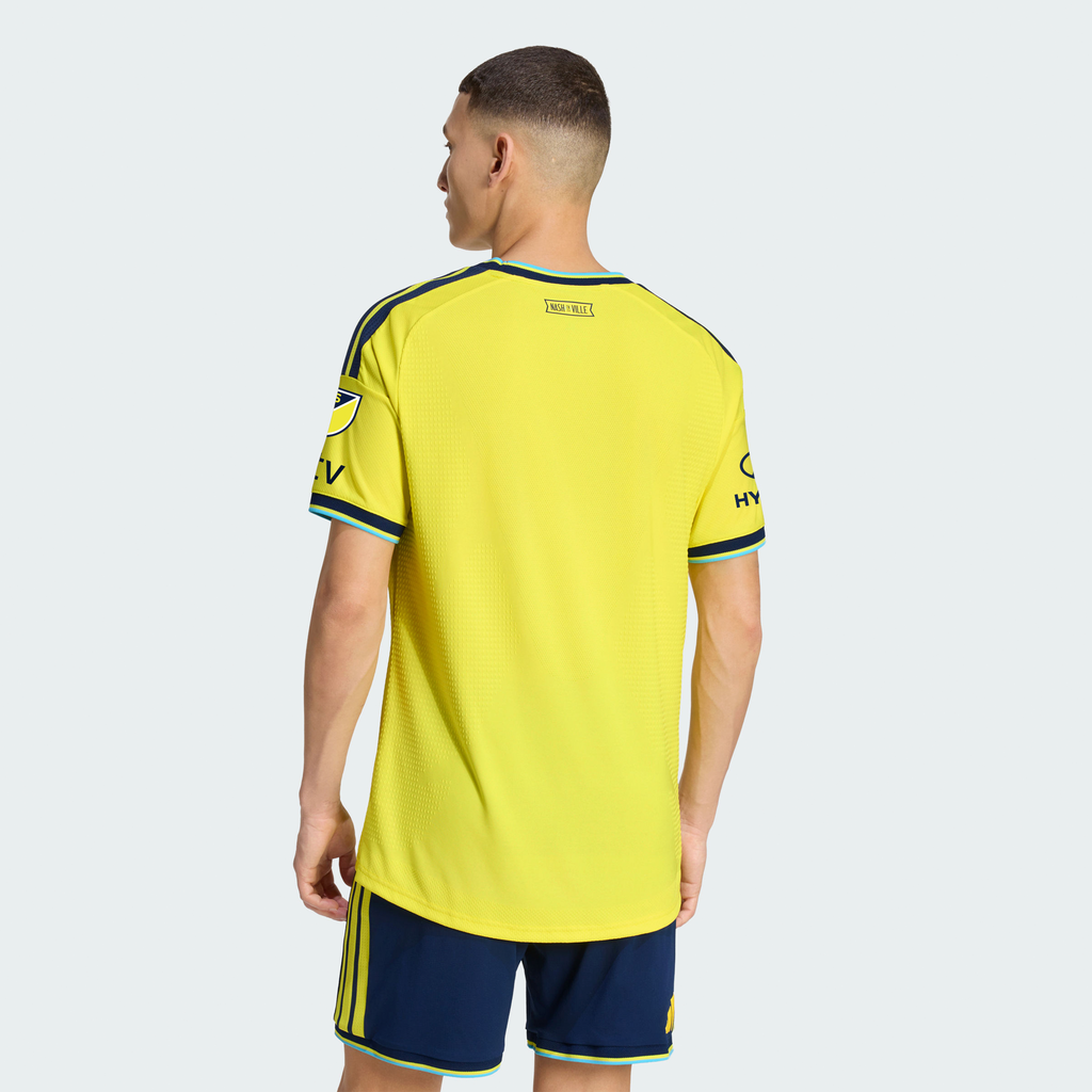 Men's Nashville SC Yellow 2026 The Reverb Kit On-Field Authentic Patch Jersey