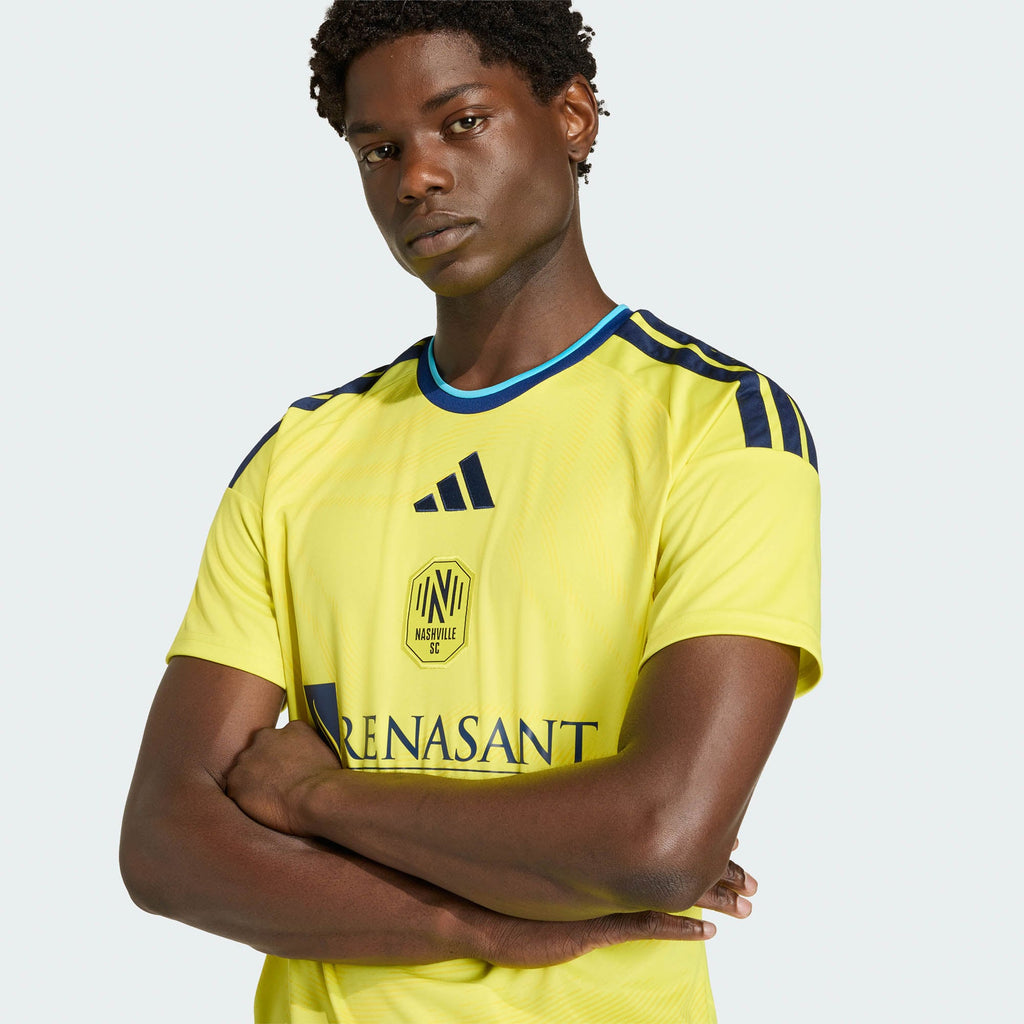 Men's Nashville SC Yellow 2026 The Reverb Kit Replica Jersey