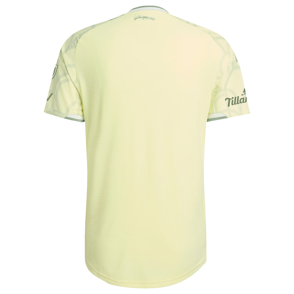 Men's Portland Timbers Yellow 2026 Civic Stadium Kit On-Field Authentic Patch Jersey