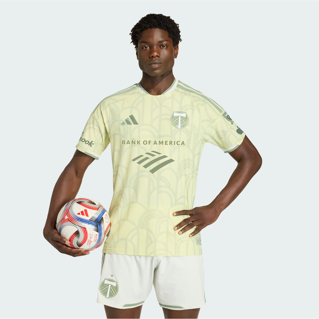 Men's Portland Timbers Yellow 2026 Civic Stadium Kit On-Field Authentic Patch Jersey