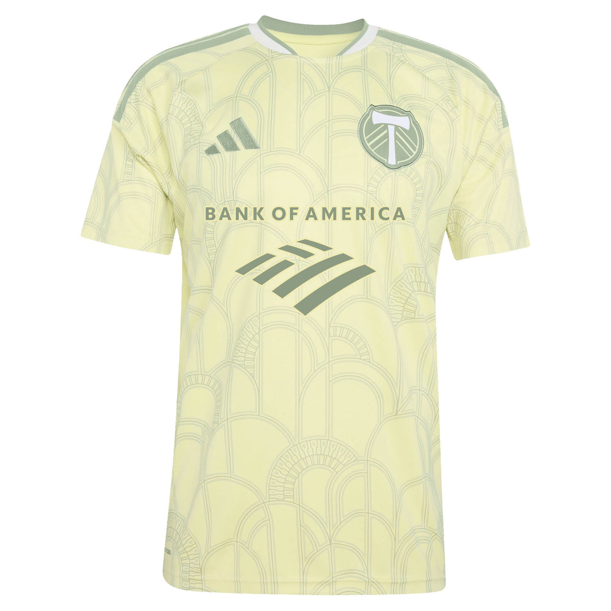 Men's Portland Timbers Yellow 2026 Civic Stadium Kit Replica Jersey