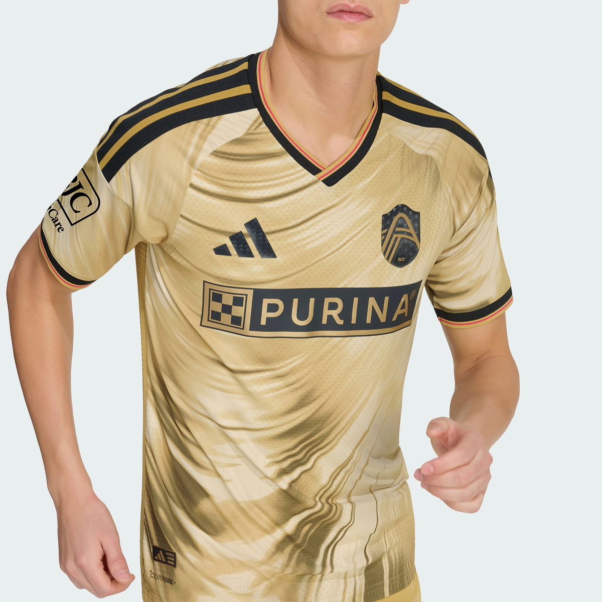 Men's St. Louis CITY SC Yellow 2026 The Tina Turner Kit On-Field Authentic Patch Jersey