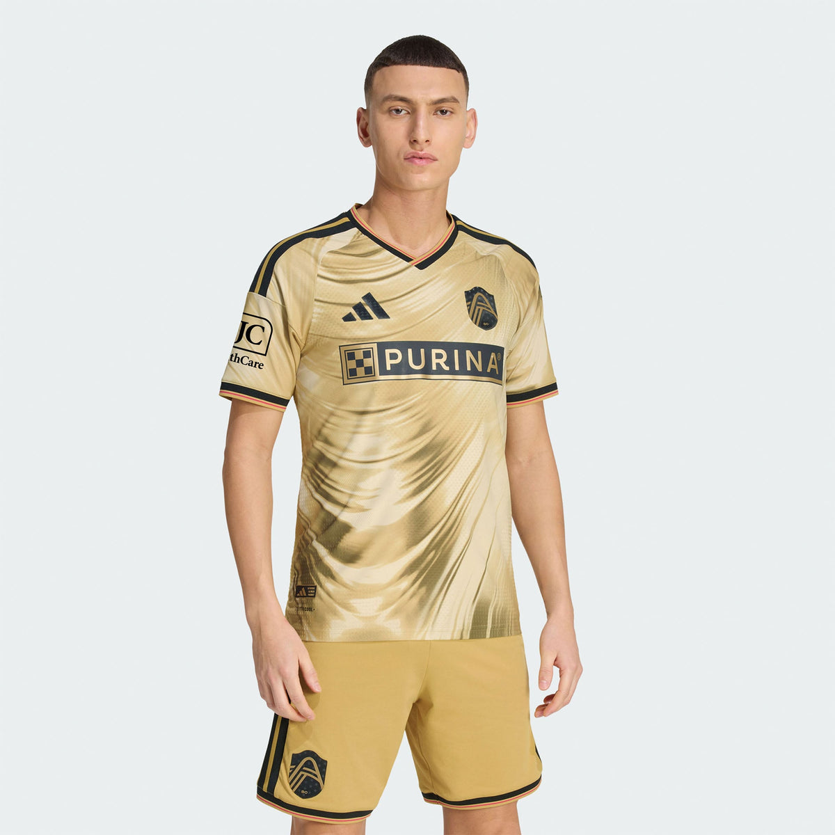Men's St. Louis CITY SC Yellow 2026 The Tina Turner Kit On-Field Authentic Patch Jersey